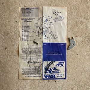 1976 AFX Vintage Racing Guide Plus Track Key